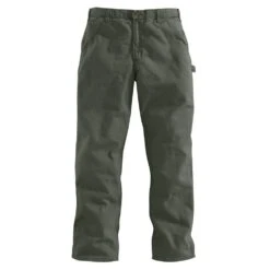 Carhartt® Duck Dungaree Pants, Moss, 40 X 30