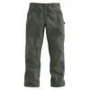 Carhartt® Duck Dungaree Pants, Moss, 42 X 30
