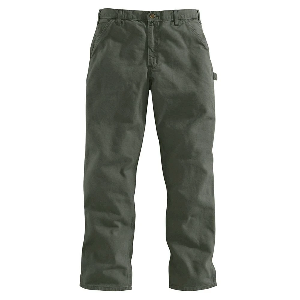 Carhartt® Duck Dungaree Pants, Moss, 40 X 32