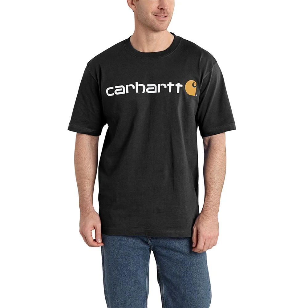 Carhartt® Men's Loose Fit Heavyweight Cotton T-Shirt, Black/M