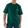 Carhartt® Heavyweight Short-Sleeve Pocket Shirt Green Medium
