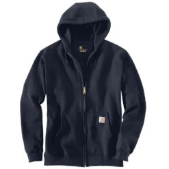 Carhartt® Zip Front Sweatshirt, New Navy, XL