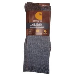 Carhartt® A767-2 Full Cushion Work Boot Socks, 2-Pack, Gray