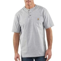 Carhartt® Loose Fit Heavyweight Short-Sleeve T-Shirt, Heather Gray/L