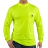 Carhartt Force® Color Enhanced Long-Sleeve T-Shirt, Medium
