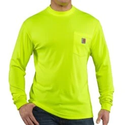 Carhartt ForceĀ® Color Enhanced Long-Sleeve T-Shirt, Medium