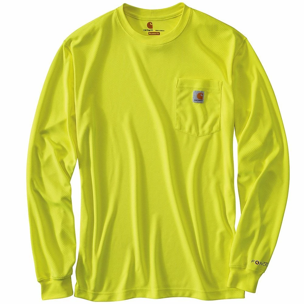 Carhartt Force® Color Enhanced Long-Sleeve T-Shirt, Medium - Image 3