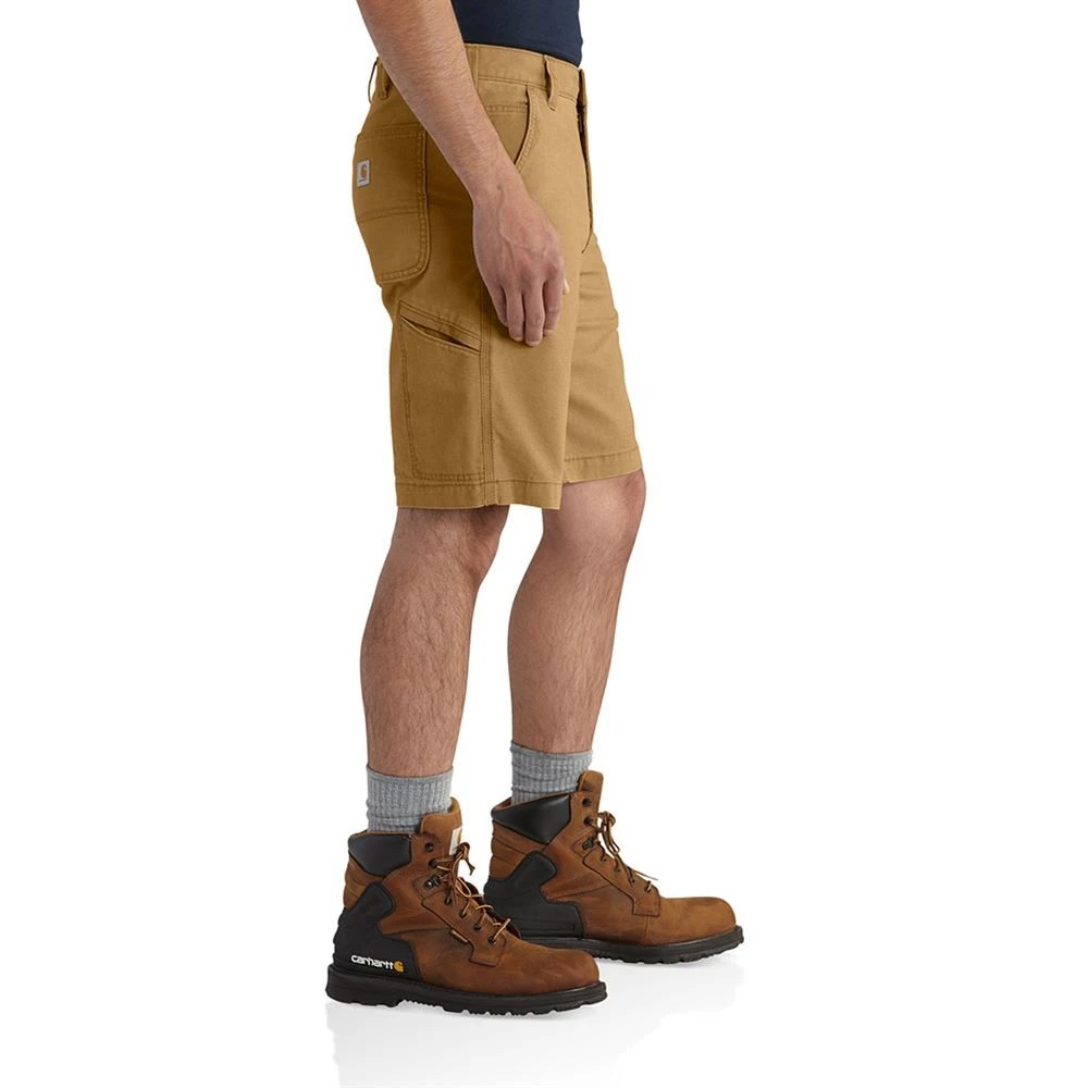 Carhartt® Men's Rugged Flex® Shorts, Hickory/32 - Image 4
