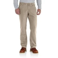 Carhartt® Dungaree Work Pants, Tan, 32 X 30