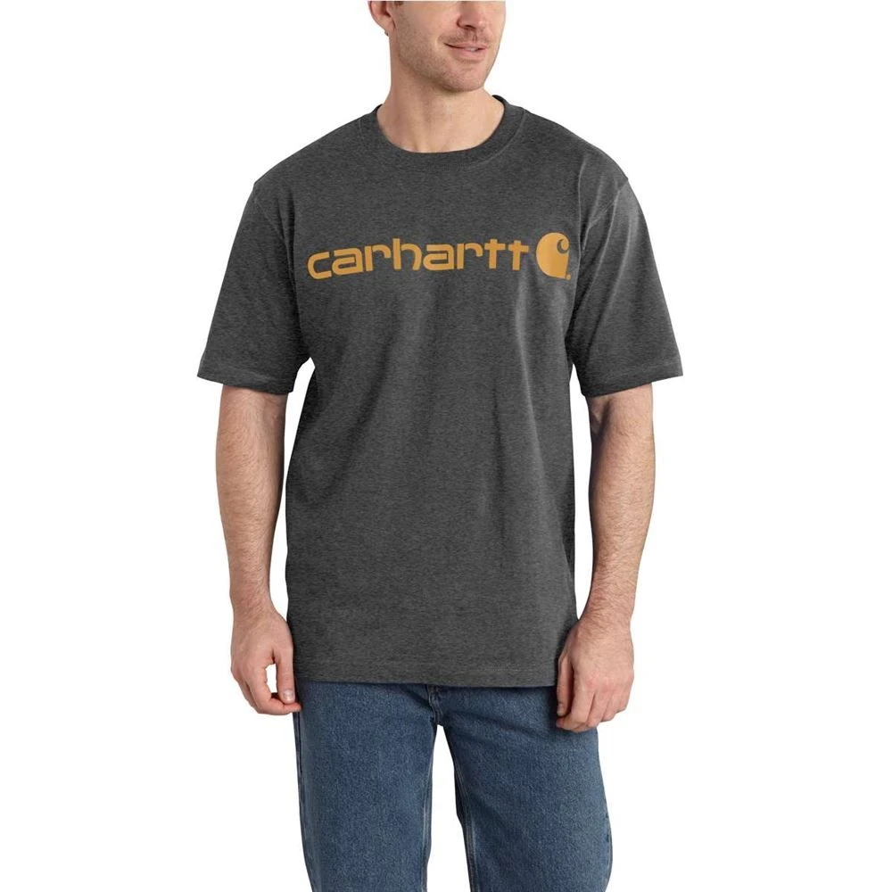 Carhartt® Short Sleeve Signature Shirt, Large, Carbon Heather - Image 2