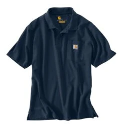 CarharttĀ® Navy Polo With Pocket, Large