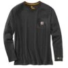 Carhartt Force® Cotton Delmont T-Shirt, 2XL, Carbon Heather