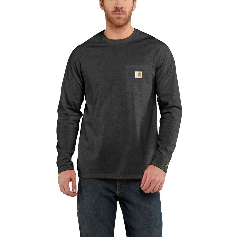 Carhartt Force® Cotton Delmont T-Shirt, 2XL, Carbon Heather - Image 2