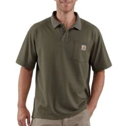 Carhartt® Moss Polo With Pocket, 3XL