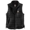 Carhartt® Nylon Quilted Black Vest Large