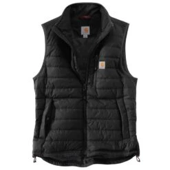 Carhartt® Nylon Quilted Black Vest Large