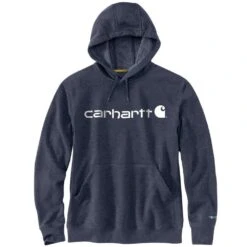 CarharttĀ® Hooded Navy Heather Sweatshirt Medium