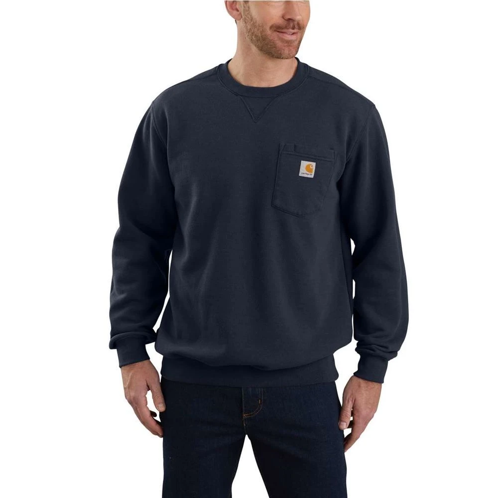 Carhartt® Navy Sweatshirt With Pocket X-Large - Image 2