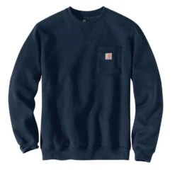 CarharttĀ® Navy Sweatshirt With Pocket 3X-Large
