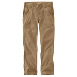 Carhartt® Relaxed Fit Canvas Work Pant - Khaki 33X32