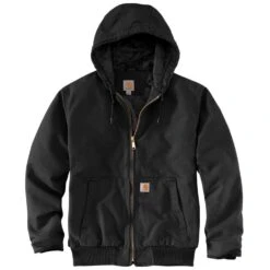 Carhartt® Washed Insulated Jacket Black/Large