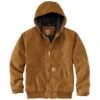 Carhartt® Washed Insulated Jacket - Brown, M