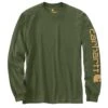 Carhartt® Long Sleeve Graphic T-Shirt, Green, 2XL