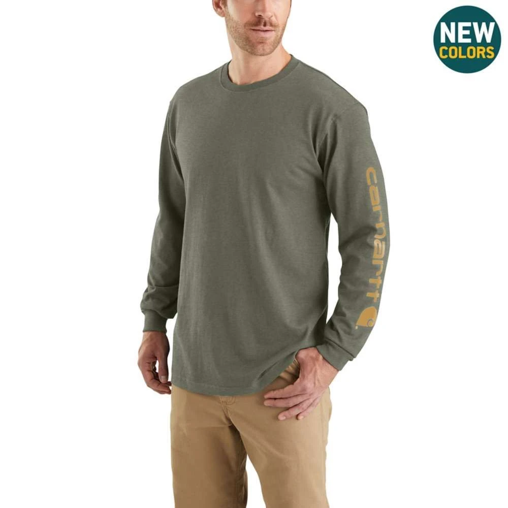 Carhartt® Long Sleeve Graphic T-Shirt, Green, Medium - Image 2