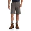 Carhartt® Rugged Flex® Canvas Shorts, Gray, 38