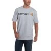 Carhartt® Men's Logo T-Shirt, Heather Gray, Large
