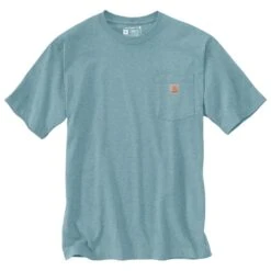 CarharttĀ® Short-Sleeve Pocket T-Shirt, Teal, Medium