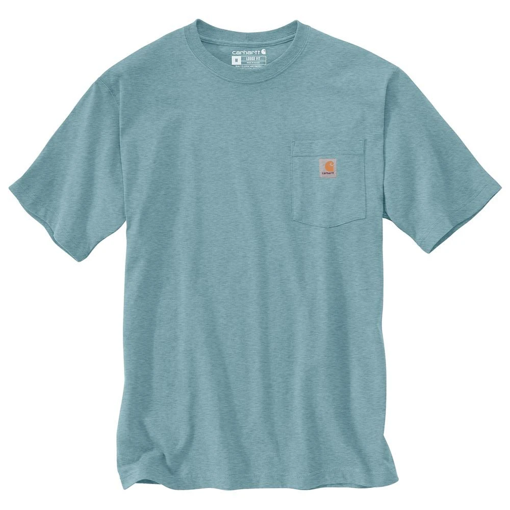 Carhartt® Short-Sleeve Pocket T-Shirt, Teal, Large