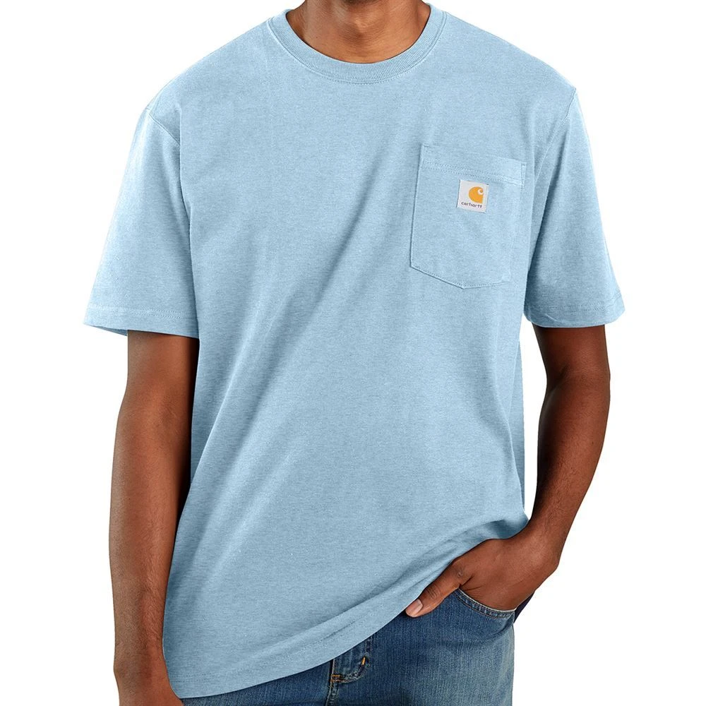 Carhartt® Short-Sleeve Pocket T-Shirt, Teal, Large - Image 2