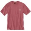 Carhartt® Short-Sleeve Pocket T-Shirt, Blush Pink Heather, 2XL
