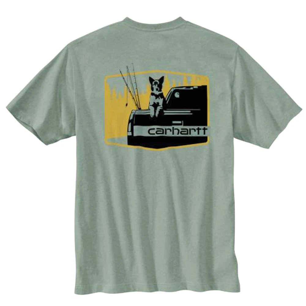 Carhartt® Loose Fit Short Sleeve Pocket Dog Graphic T-Shirt Lg - Image 2