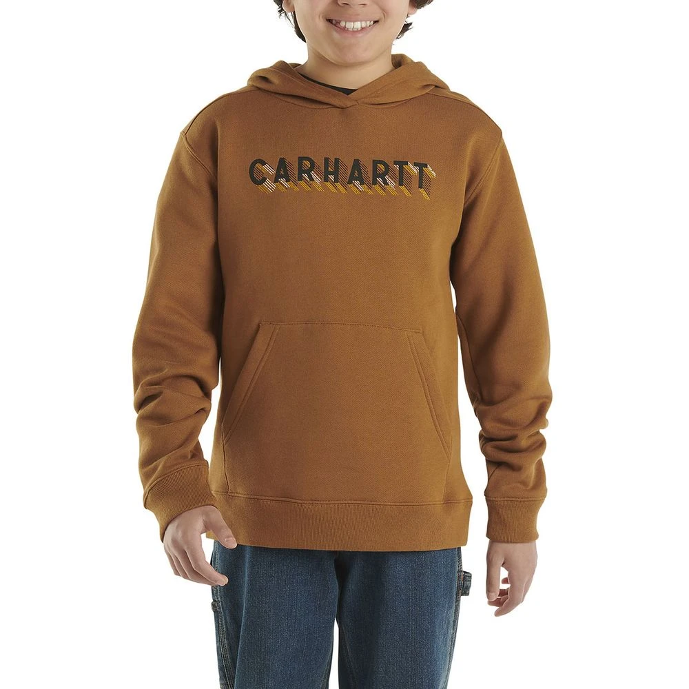 Carhartt® Youth Small Hoodie Brown