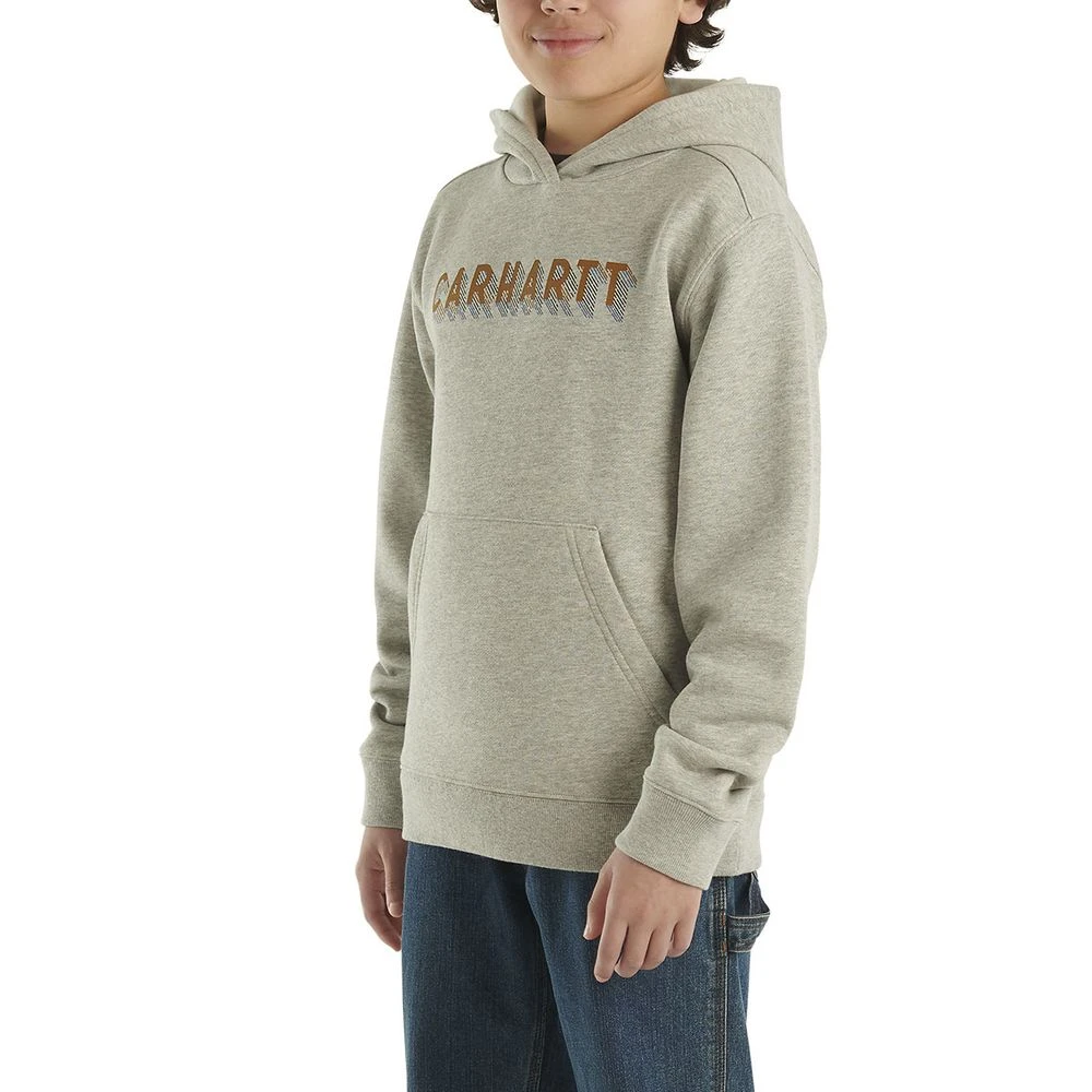 CarharttĀ® Youth Large Hoodie Grey - Image 2
