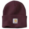 Carhartt® Burgundy Acrylic Knit Hat