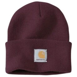 Carhartt® Burgundy Acrylic Knit Hat