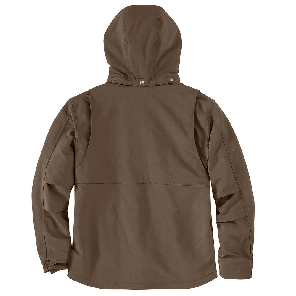 Carhartt® Super Dux™ Insulated Brown Jacket With Hood 3XL - Image 3