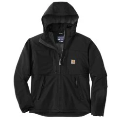 Carhartt® Super Dux™ Insulated Black Jacket With Hood 3XL