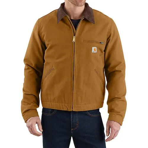 Carhartt® Men's Relaxed Fit Duck Brown Duck Jacket Medium