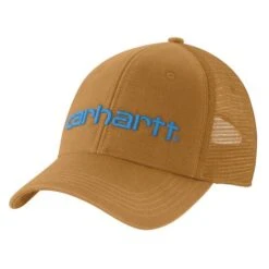 Carhartt® Canvas Mesh-Back Logo Graphic Cap