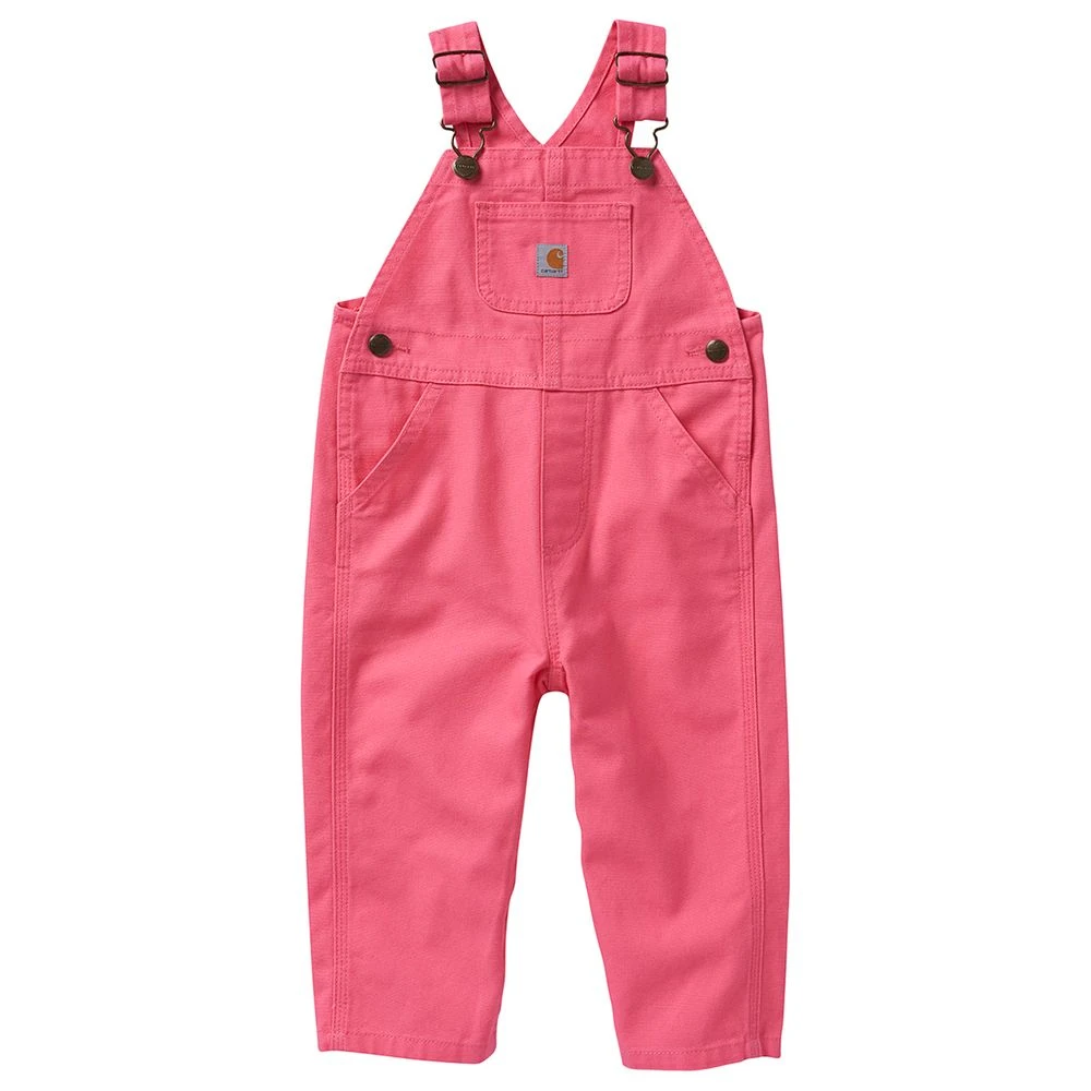 Carhartt® Pink Canvas Bib Overall 6M