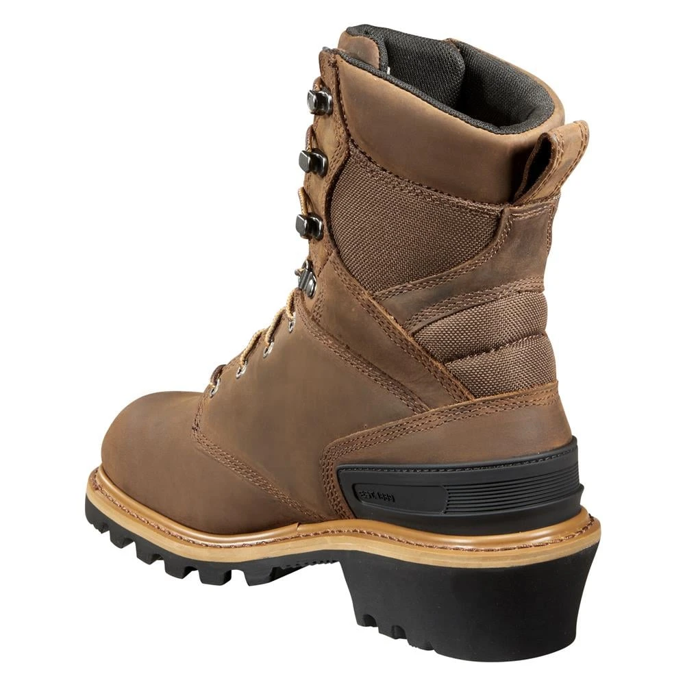 Men's Carhartt 8" Logger Composite Toe Waterproof Boots - Image 3