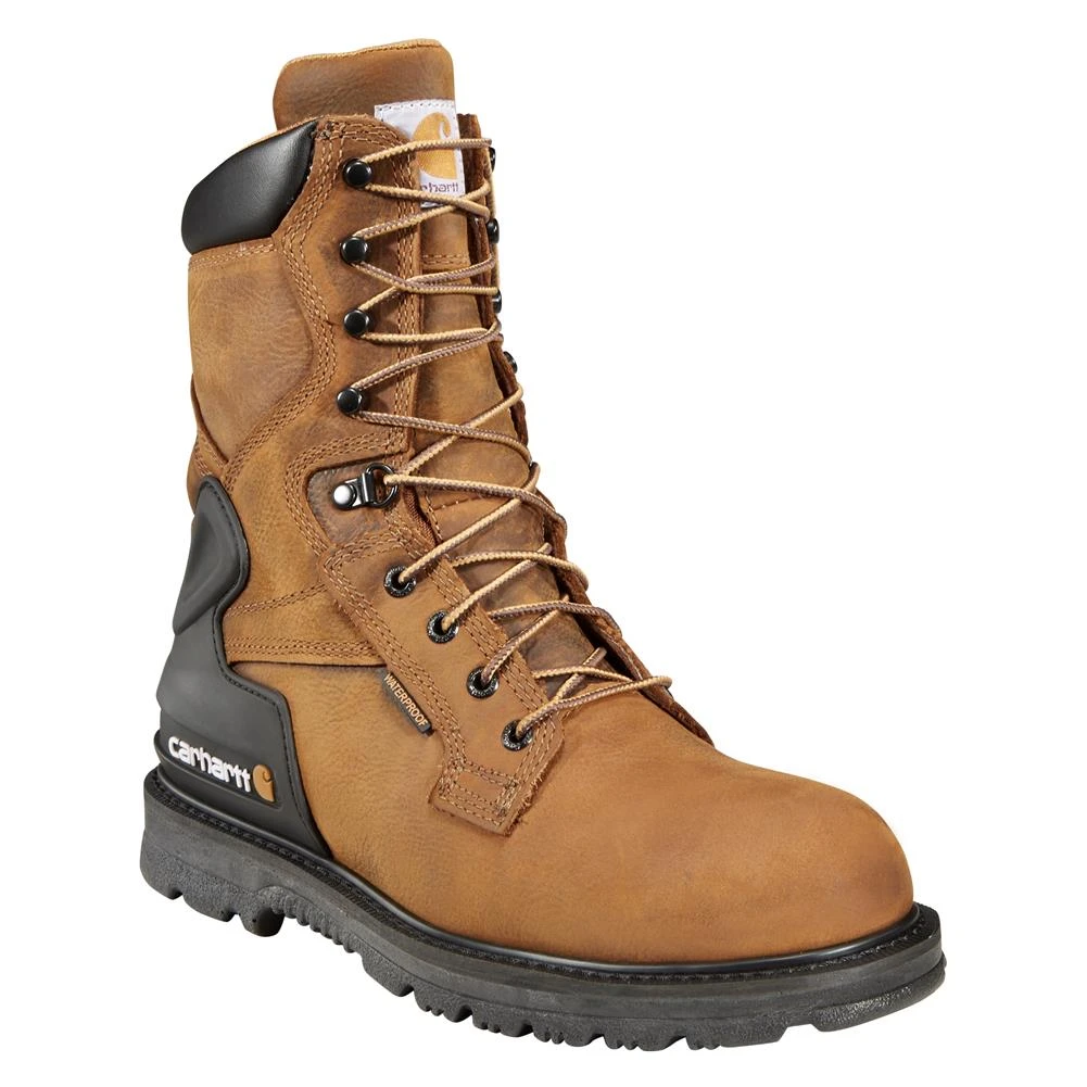 Men's Carhartt 8" Work Steel Toe Waterproof Boots - Image 3
