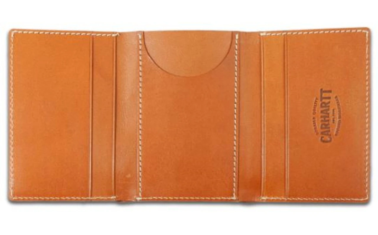 Carhartt Mens Rough Cut Trifold Wallet - Tan - Image 3
