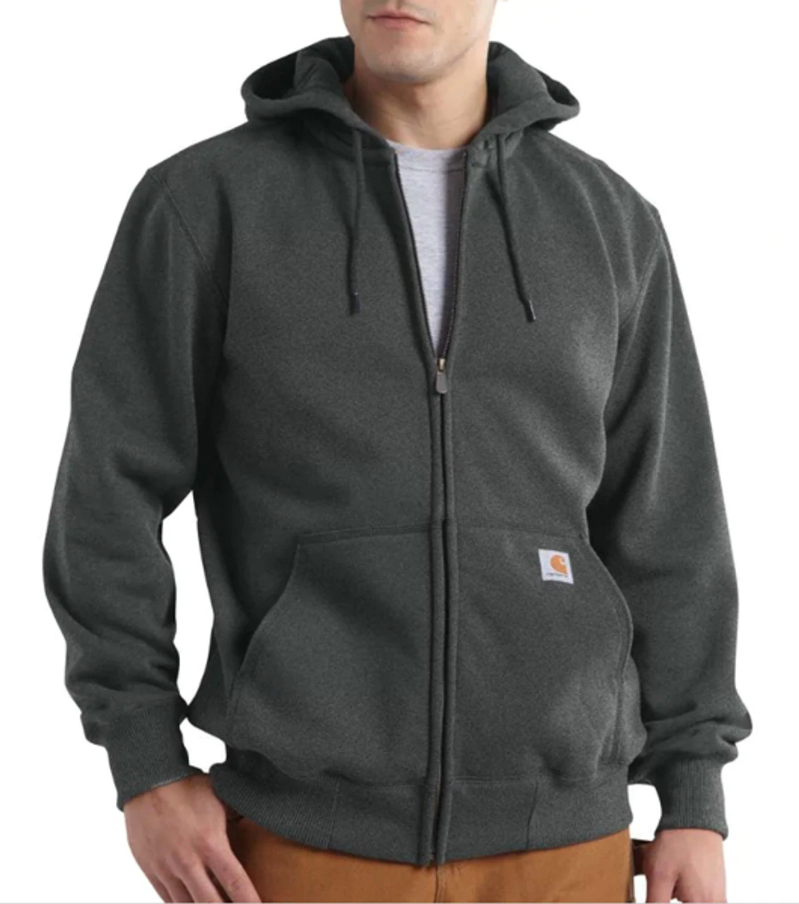 Carhartt Mens Rain Defender Paxton Heavyweight Hooded Zip-Front Sweatshirt - Image 5