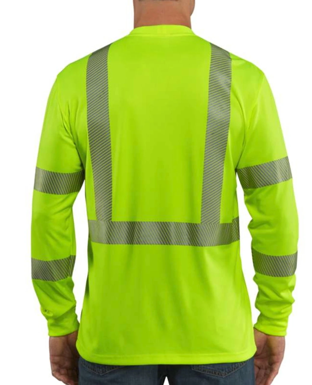 Carhartt - Mens High Visibility Long Sleeve Class 3 T-Shirt - Image 2