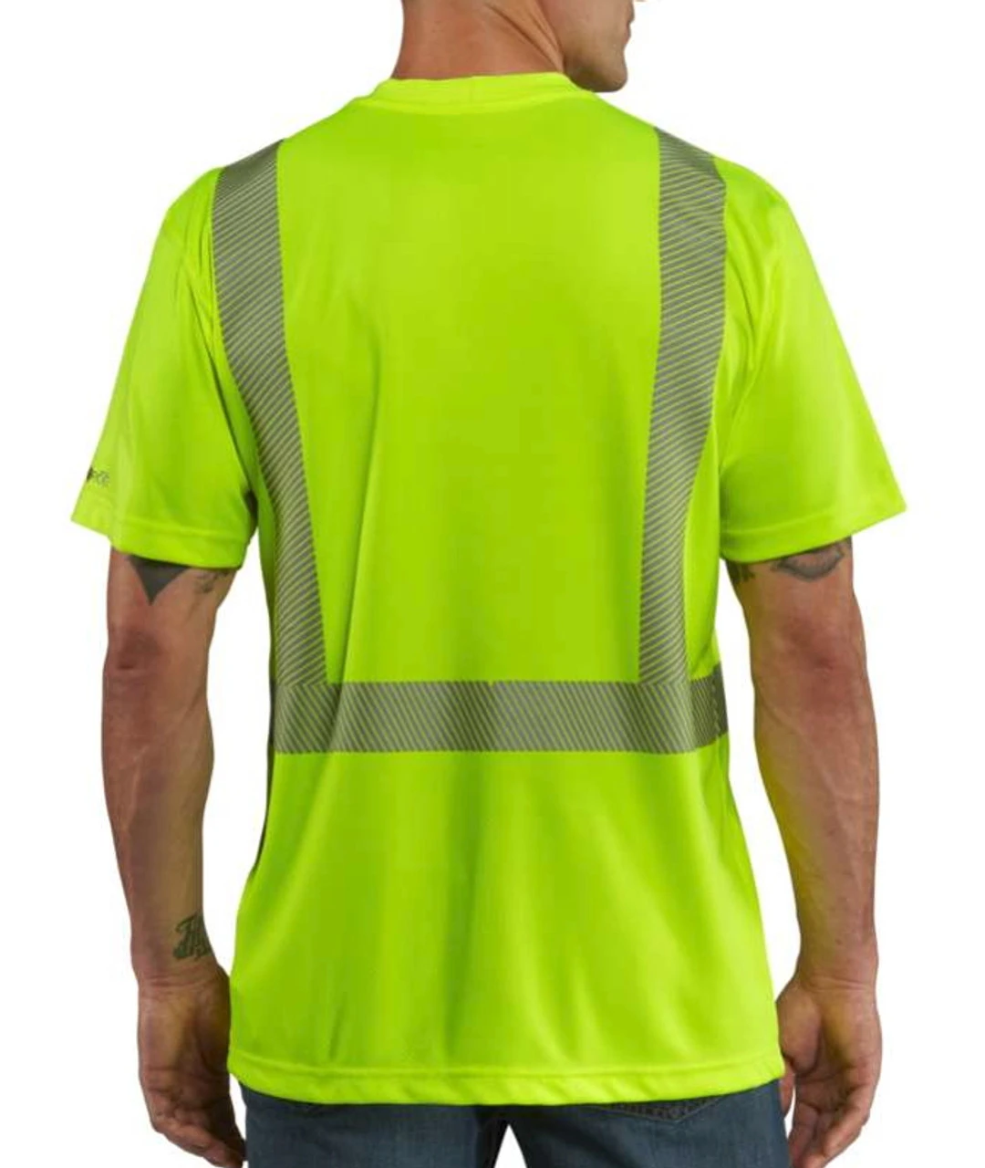 Carhartt - Mens Force High-Visibility Short Sleeve Class 2 T-Shirt - Image 2